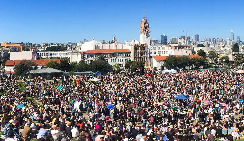 Sisters of Perpetual Indulgence at Dolores Park.